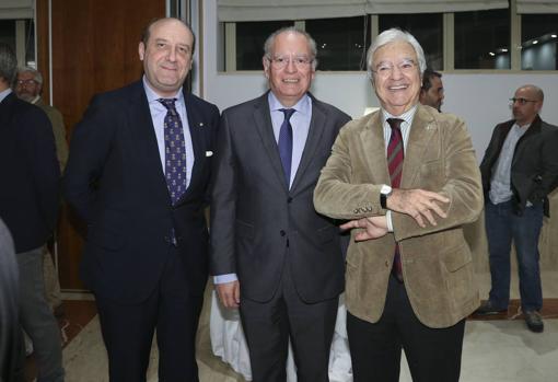 Joaquín Moeckel, Álvaro Ybarra y Francisco Baena Bocanegra