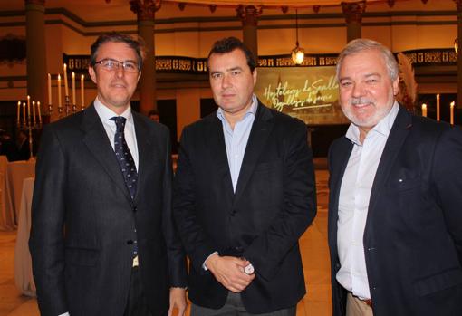 Juan Ignacio Garrido, Juan Ignacio Álvarez y Eduardo Sánchez de Ibargüen