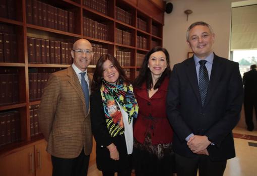 Manuel Contreras, Marta Parias, Alejandra Navarro González de la Higuera y Alberto García Reyes