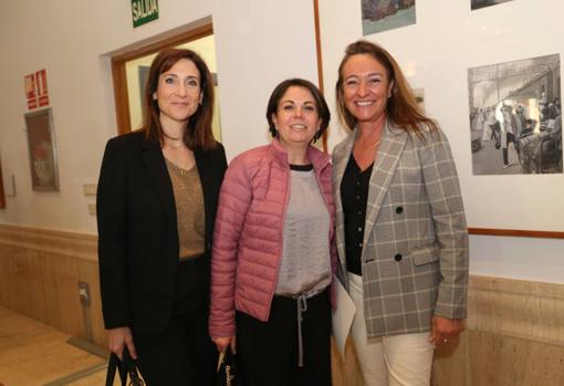 Carmen González, Mariví Gómez y Esther Megías