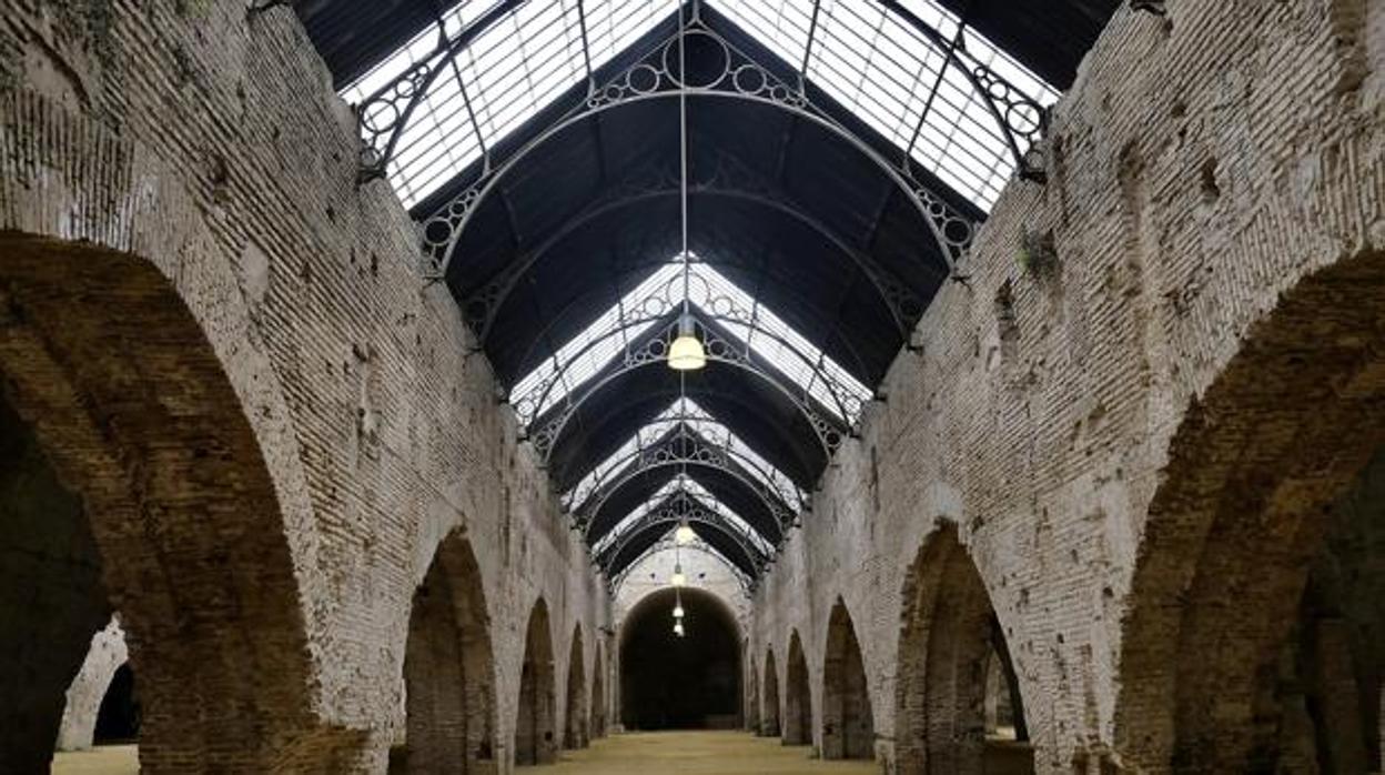 Interior de las Reales Atarazanas de Sevilla, que quedarán rehabilitadas