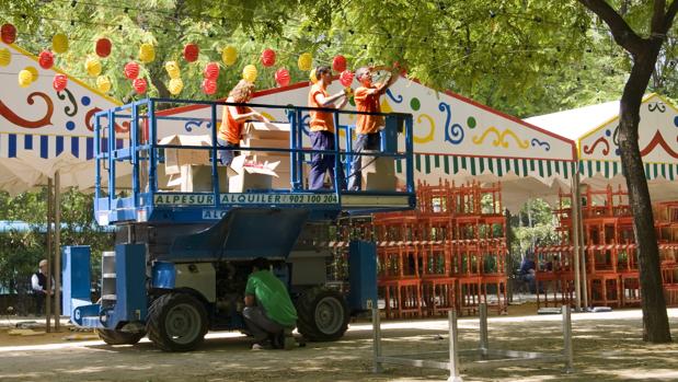 Abierto desde este miércoles el plazo para abonar las tasas de las casetas de la Feria de Abril