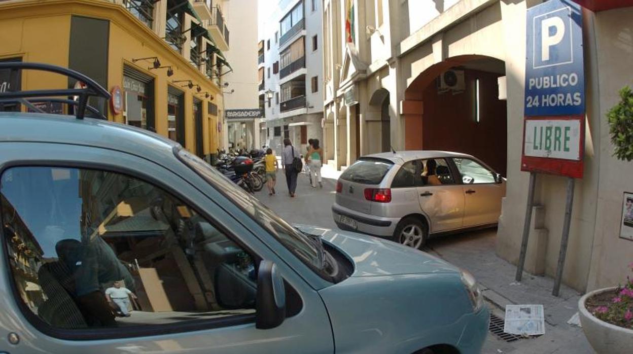 Parking público en el Casco Histórico de la ciudad