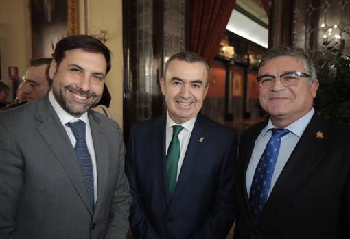 Alberto Luna, Lorenzo Silva y Julián Rebollo