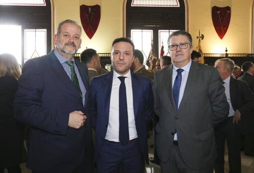 Juan Pablo Trigo Rueda, Antonio Muñoz Fernández y Antonio Martín García