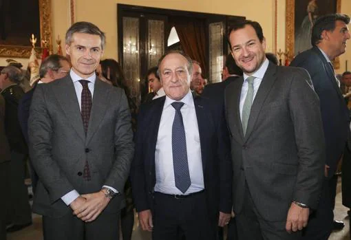 José Antonio Huertas Ariza, Carlos López-Romero García y Enrique Rodríguez Espejo