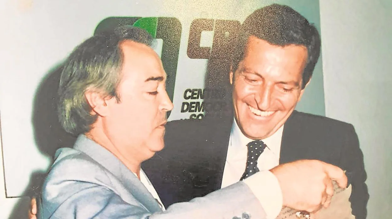 José Donaire con Adolfo Suárez