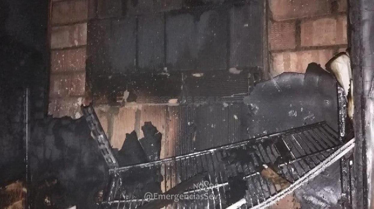 El incendio se ha registrado en un despacho profesional de la Ronda de Capuchinos