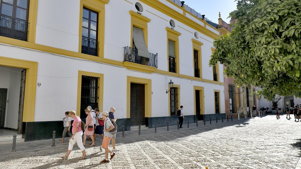 Varias casas del conjunto del Patio de Banderas