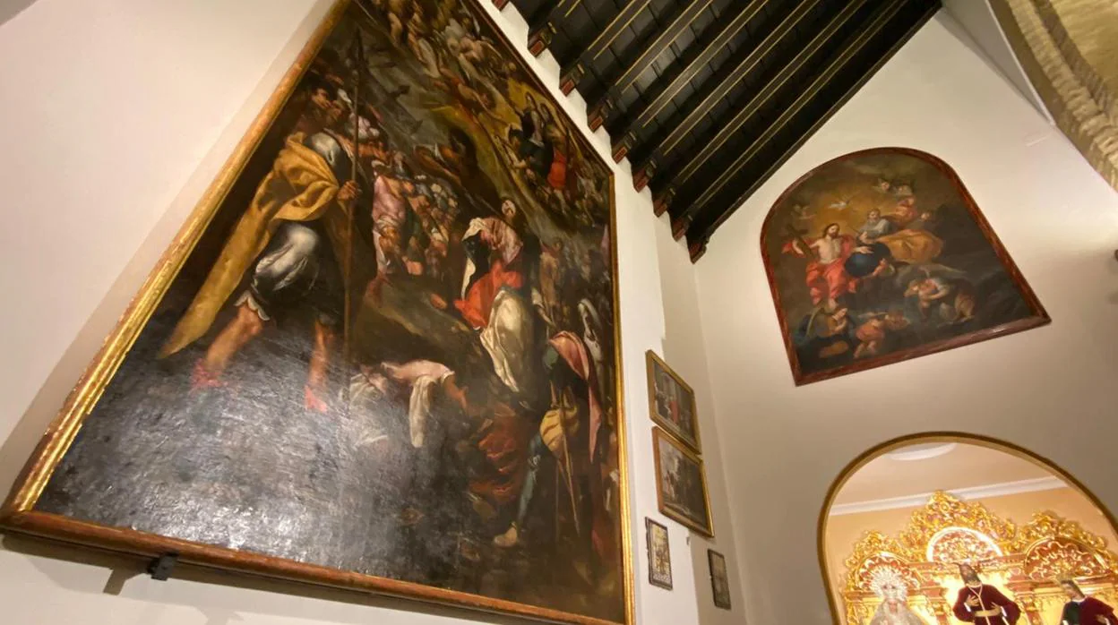 La restauración de «El martirio de Santa Lucía» ha tardado dos años