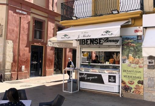 La Ibense, en la Plaza del Salvador