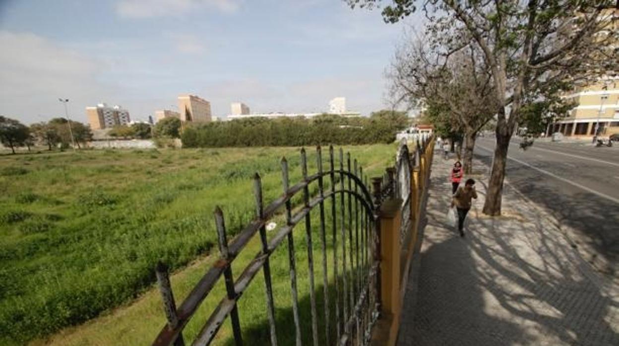 Solares de la calle Ada, en Nervión, cedidos a Interior