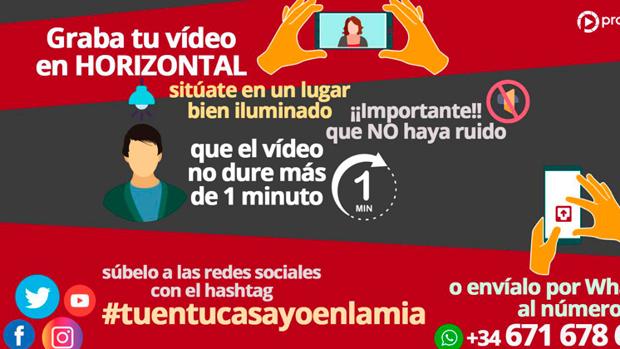 El programa «Tú en tu casa, yo en la mía» busca participantes que cuenten cómo viven la cuarentena