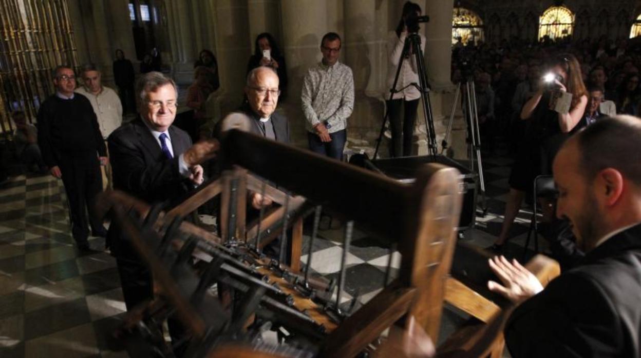 La matraca de la Catedral de Toledo restaurada para que suene otra vez