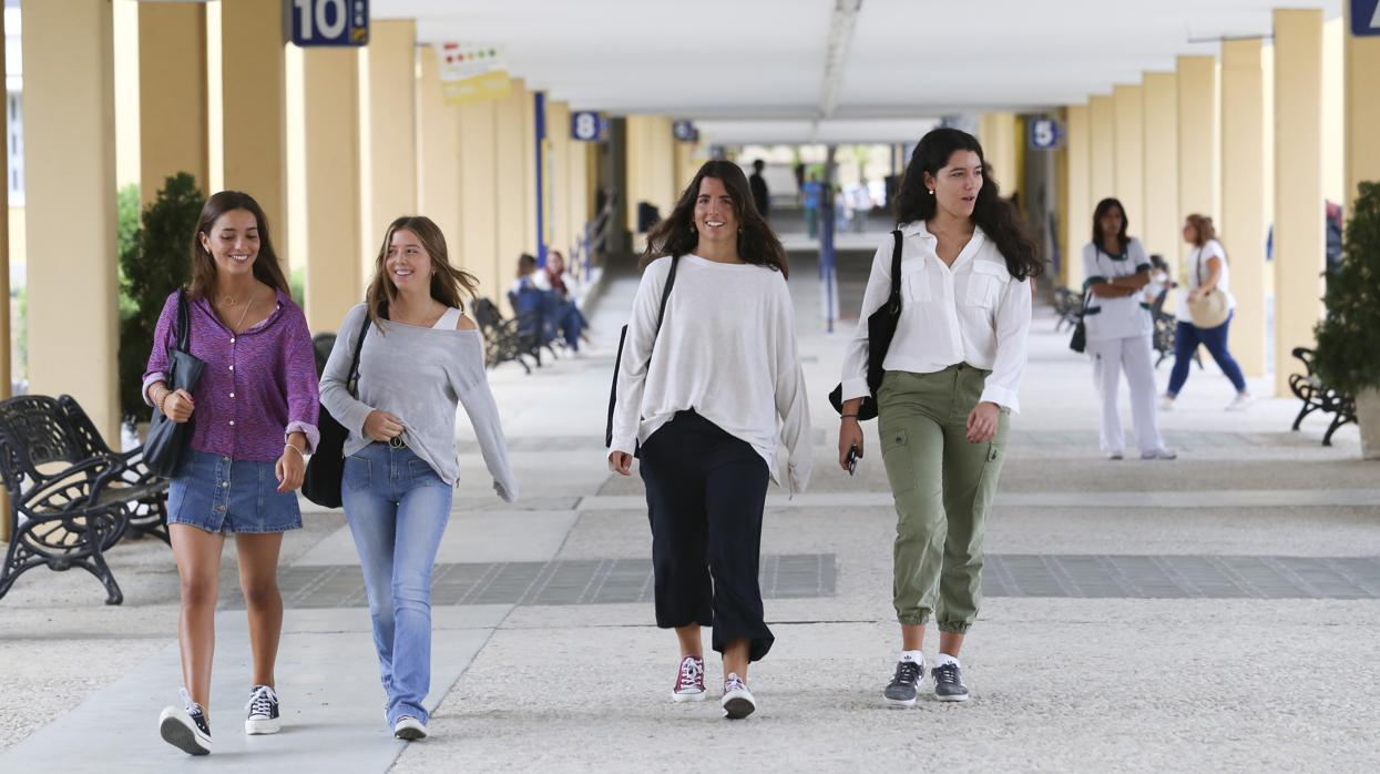 Estudiantes en la Pablo de Olavide