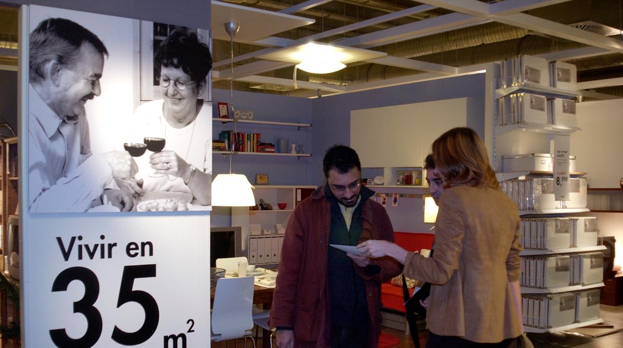 Interior de la tienda Ikea de Sevilla