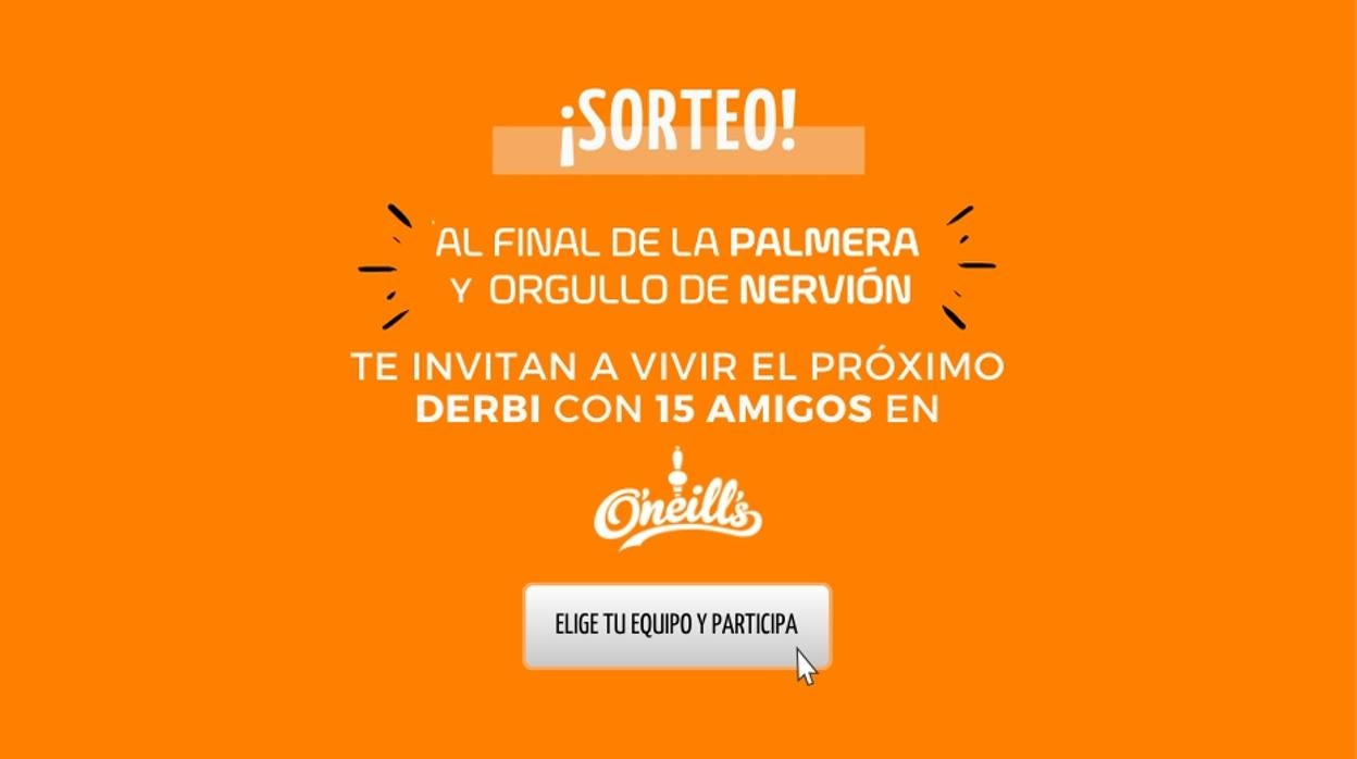 Sorteo pack de espacio reservado + menú durante el derbi en O'Neill's