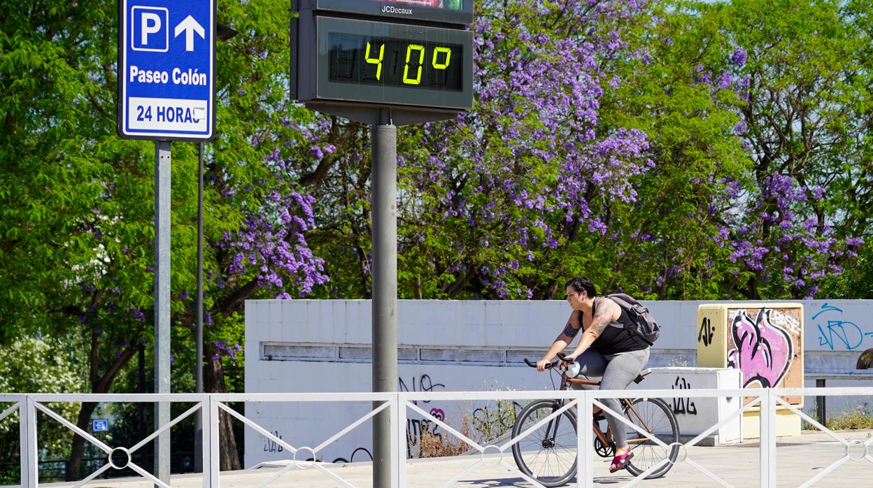 Esta primavera ya se han registrado temperaturas por encima de los 40 en Sevilla