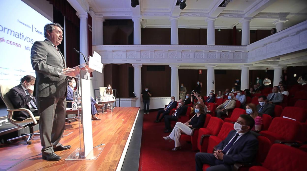 Espadas, durante su interveción en el desayuno informativo de Europa Press