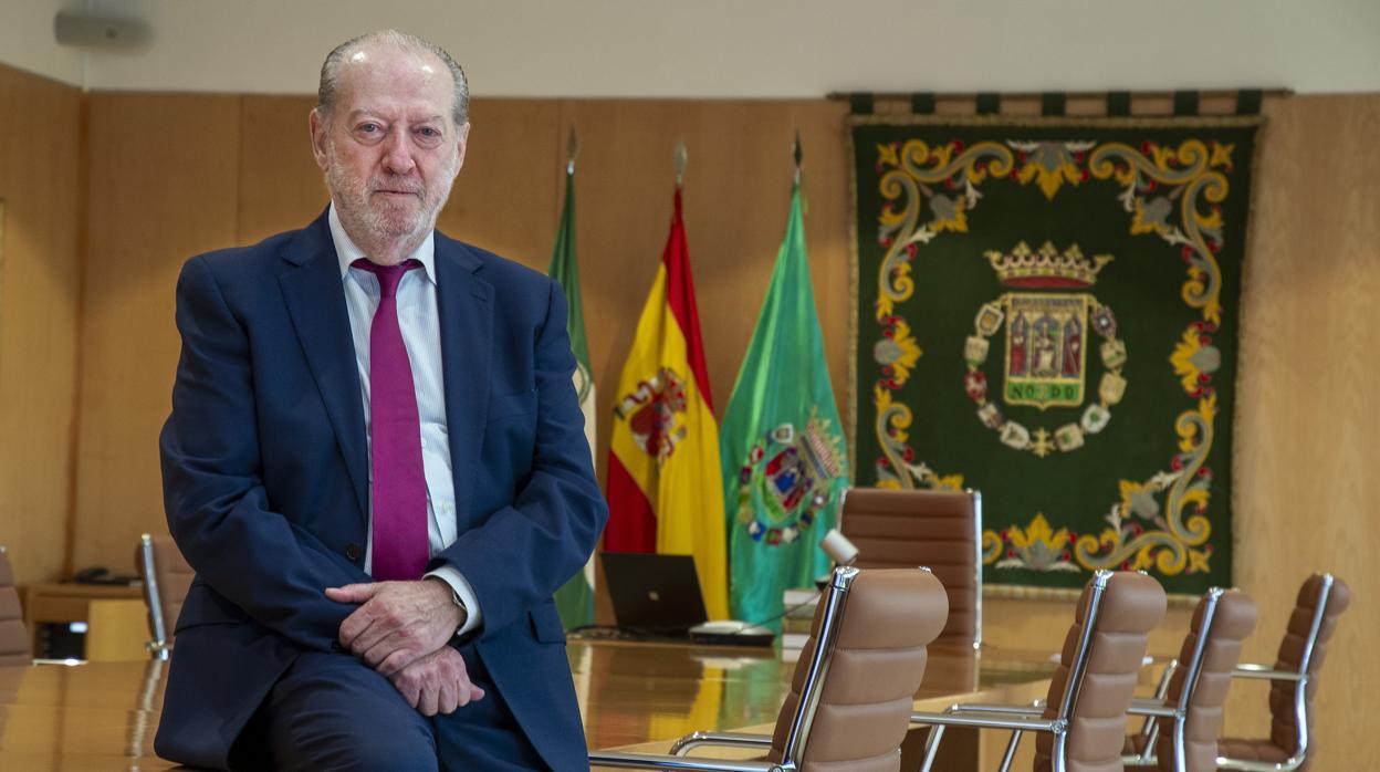 El presidente de la Diputación de Sevilla, Fernando Rodríguez Villalobos