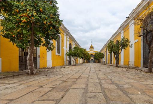 Calle interior de la Fábrica de Artillería