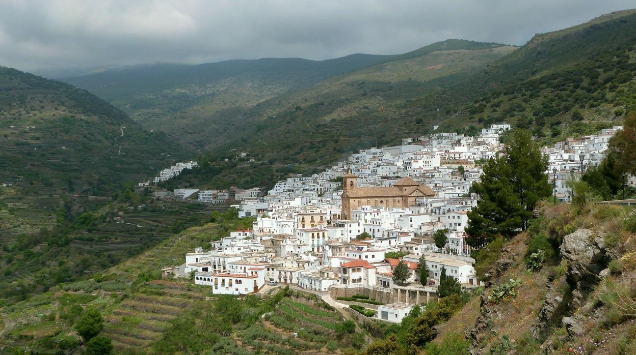 Localidad de Ohanes, pueblo blanco de la provincia de Almería