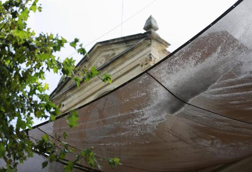 La tormenta se ha localizado en algunas zonas de la ciudad