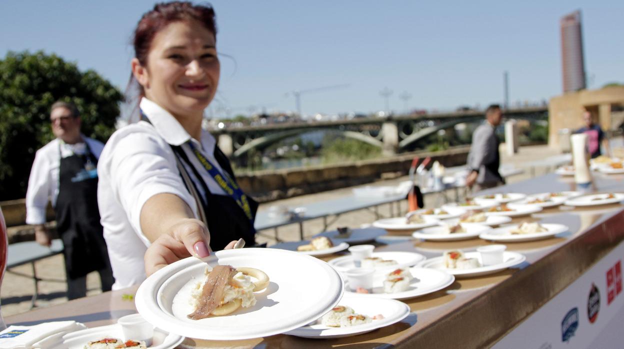 UIn evento gastronómico celebrado en Sevilla