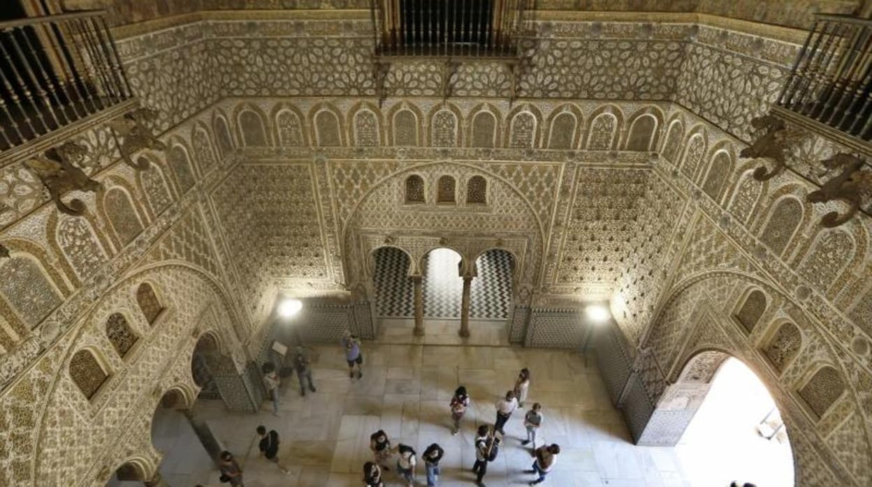 Imagen de una visita guiada por el Real Alcázar de Sevilla
