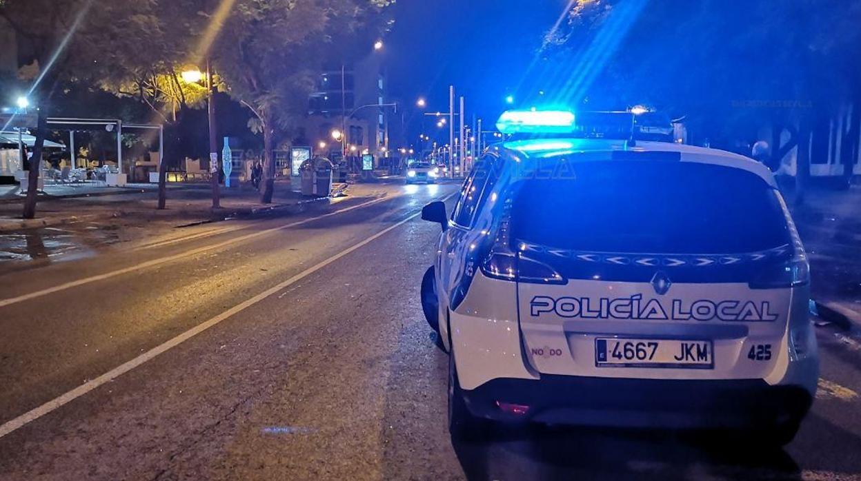 Imagen de un vehículo de la Policía Local de Sevilla