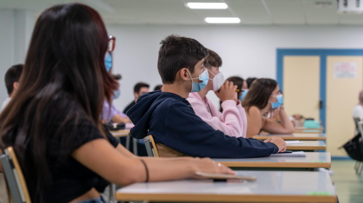 Estudiantes en la Universidad de Sevilla