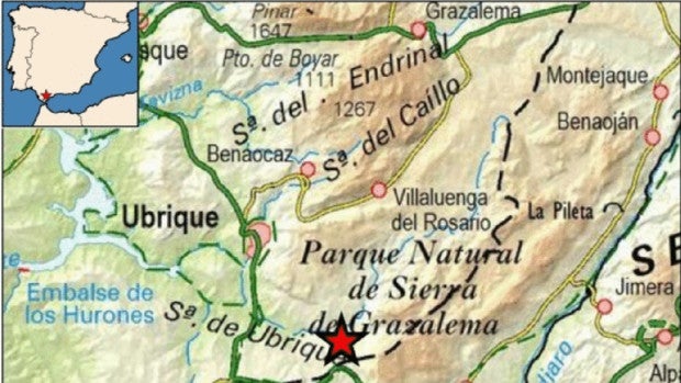 Sentido un terremoto de magnitud 4,1 en varias localidades de Cádiz, Sevilla, Málaga y Córdoba