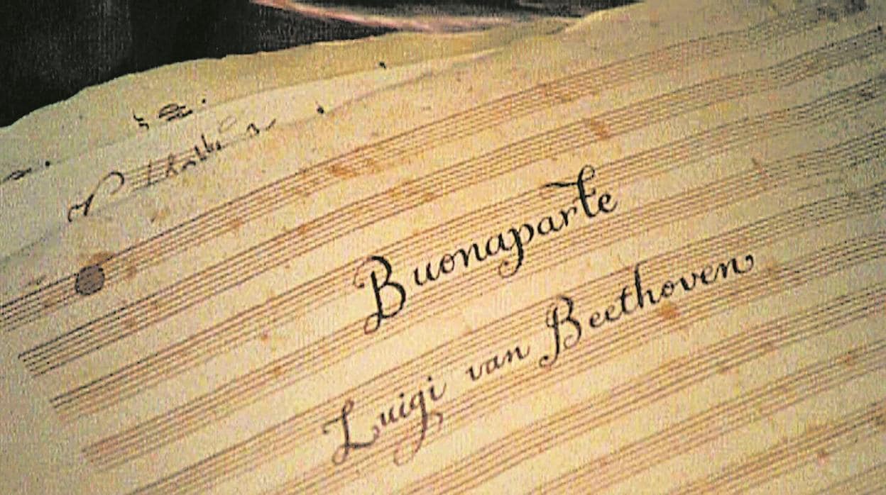 Imagen de una obra de Beethoven