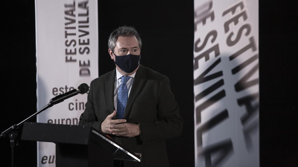 Juan Espadas, en la presentación del Festival de Sevilla de Cine Europeo