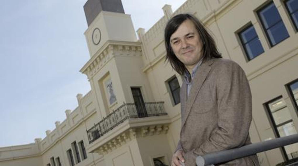 Alfonso Castro, en la facultad de Derecho