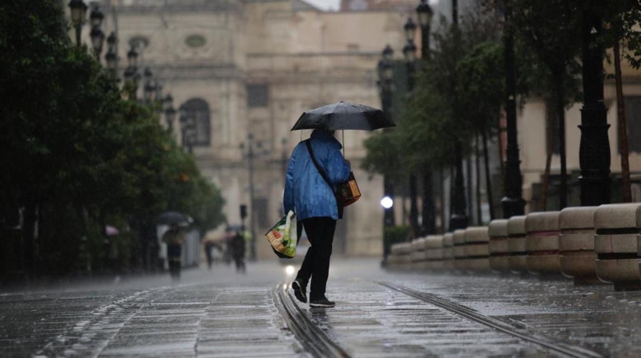 Aemet activará el aviso naranja por lluvias en Sevilla