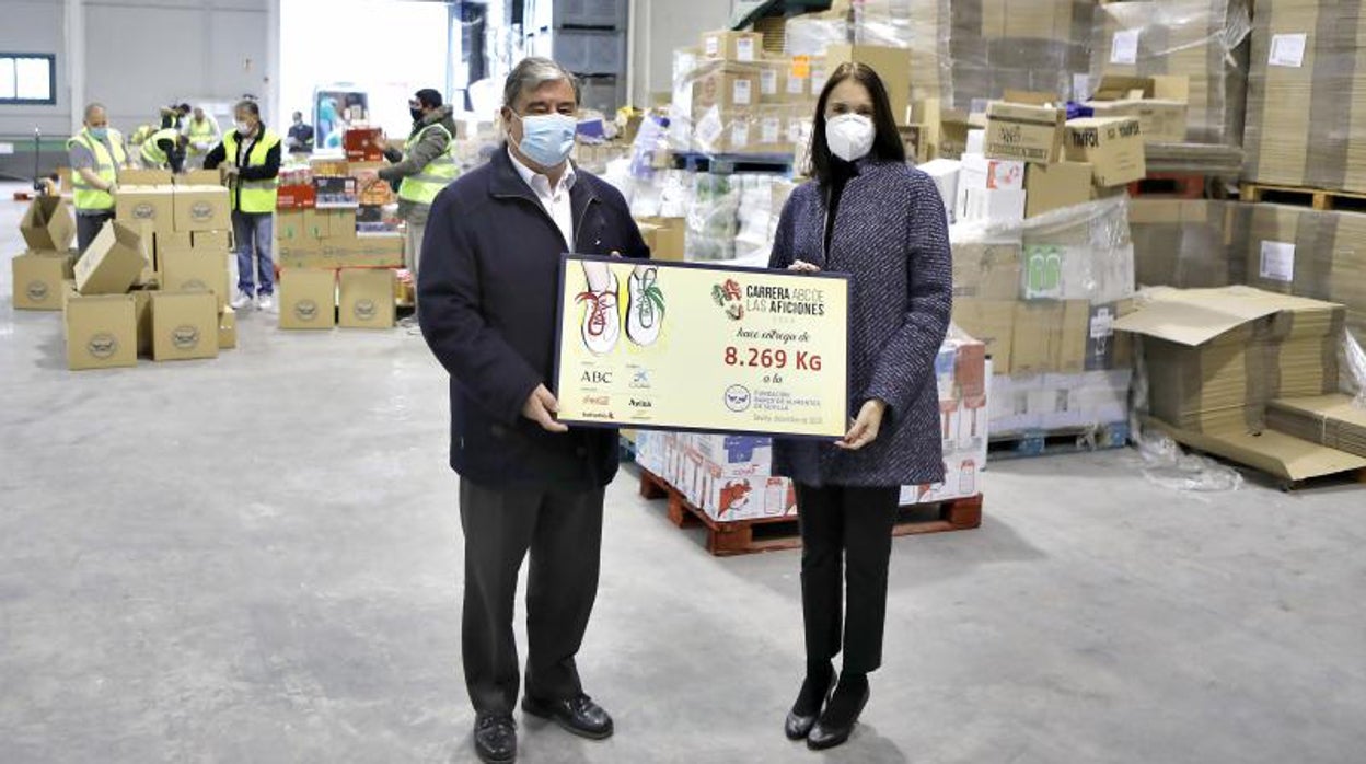 Una de las donaciones entregadas al Banco de Alimentos durante la campaña