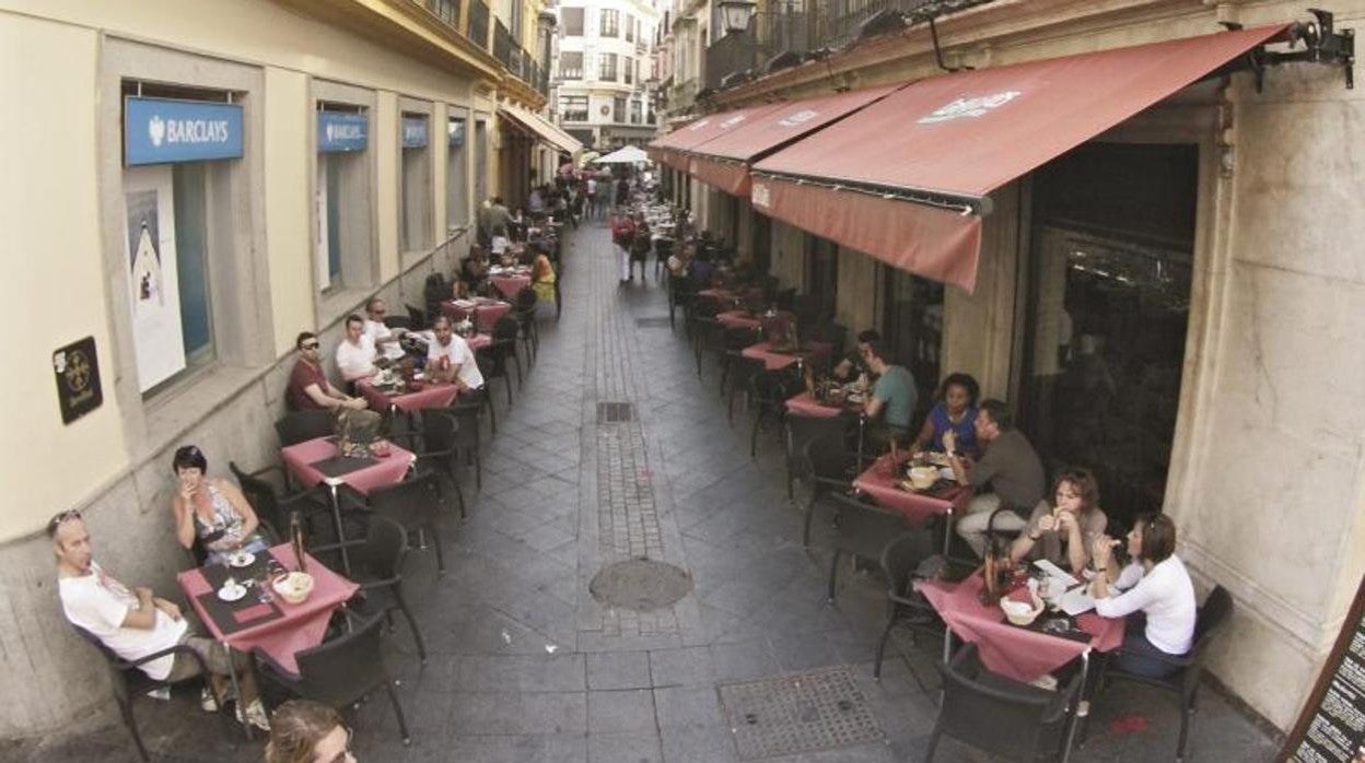 Calle Albareda, lugar desde donce se podrá acceder a los nuevos apartamentos turísticos