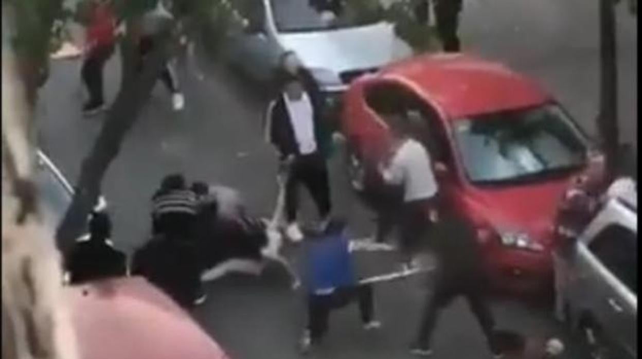 Imagen del vídeo que captó la pelea mortal en San Jerónimo