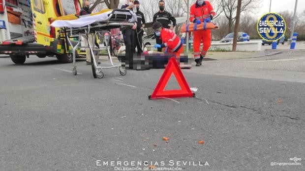 Heridas seis personas en dos accidentes en el Polígono Calonge y la avenida de Jerez