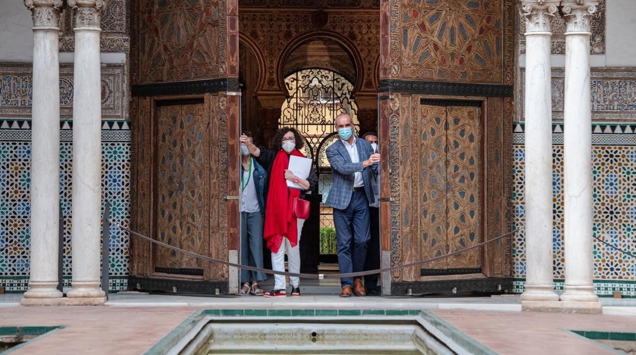 El delegado de Turismo, Antonio Muñoz, durante un acto reciente en el Alcázar