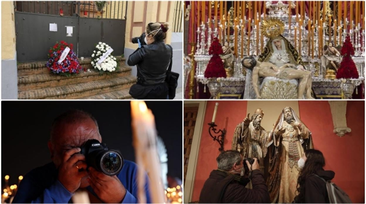 Momentos de la Cuaresma y la Semana Santa en imágenes de archivo