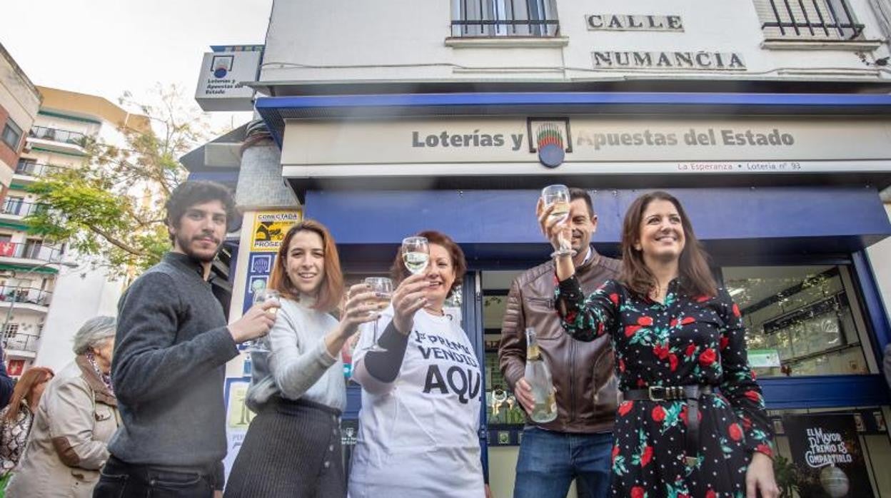 La administración de la calle Numancia ya dio el Gordo de Navidad