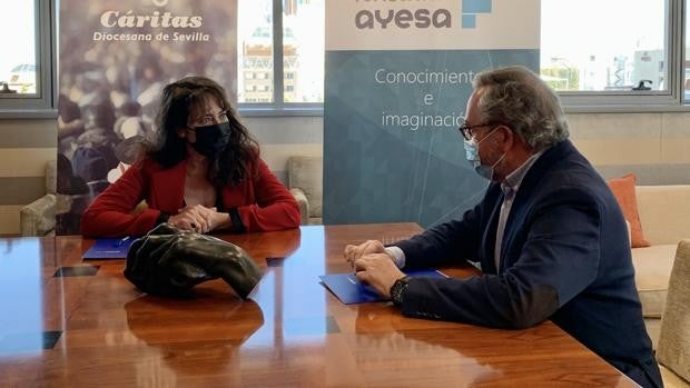 La Fundación Ayesa refuerza su compromiso con la acción de Cáritas Diocesana de Sevilla