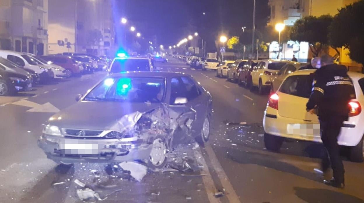 El accidente de tráfico ha tenido lugar en la avenida de las ONG