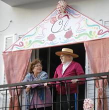 El ambiente en la calle Castilla en la Feria de 2020