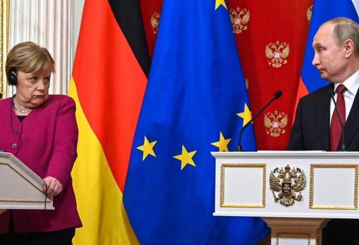 Merkel y Putin, en una imagen de archivo