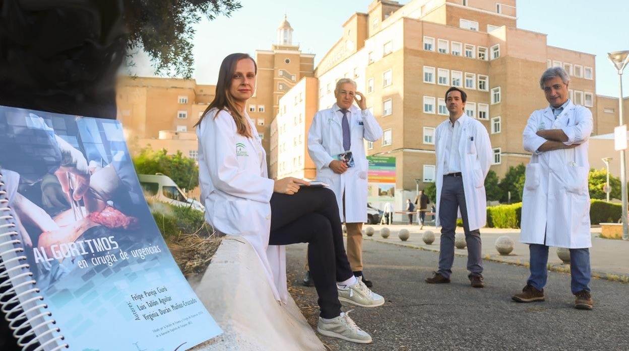 Virginia Durán, Javier Padillo, Luis Tallón y Felipe Pareja Ciuró