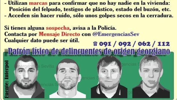 Alerta máxima ante la llegada de los asaltapisos a Sevilla: así son estos escurridizos ladrones