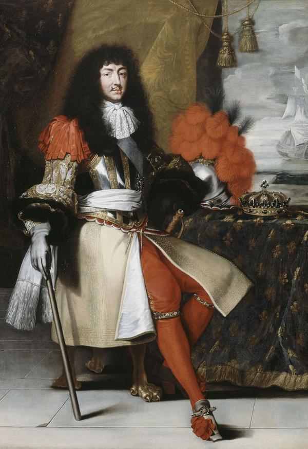 Pintura de Luis XIV, conocido como el rey Sol